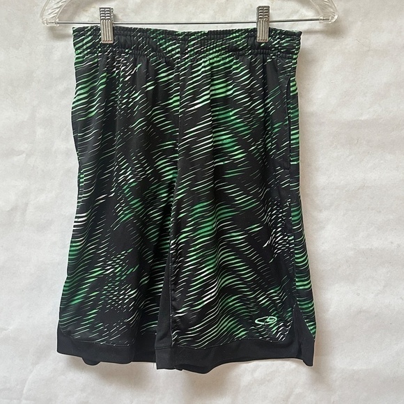 C9 Champion Basketball Athletic Black Green Activewear Trunks Shorts - Picture 2 of 5
